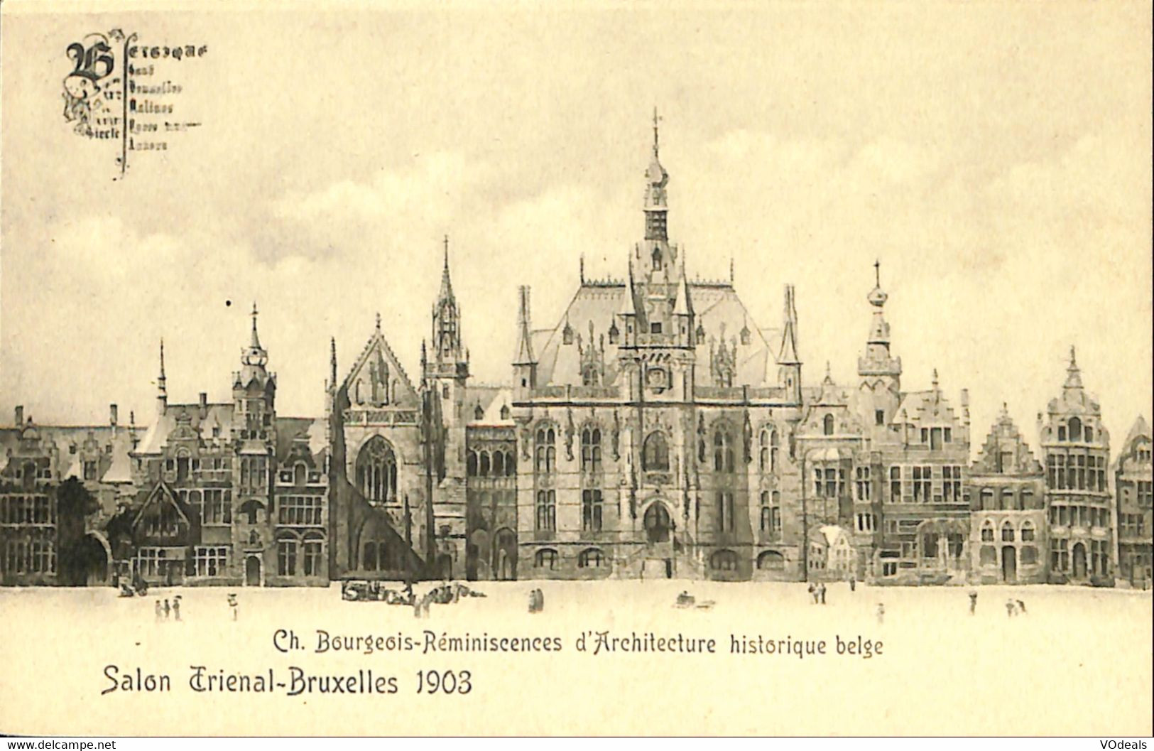 038 596 - CPA - Belgique - Bruxelles - Salon Trienal-Bruxelles 1903 - Feiern, Ereignisse