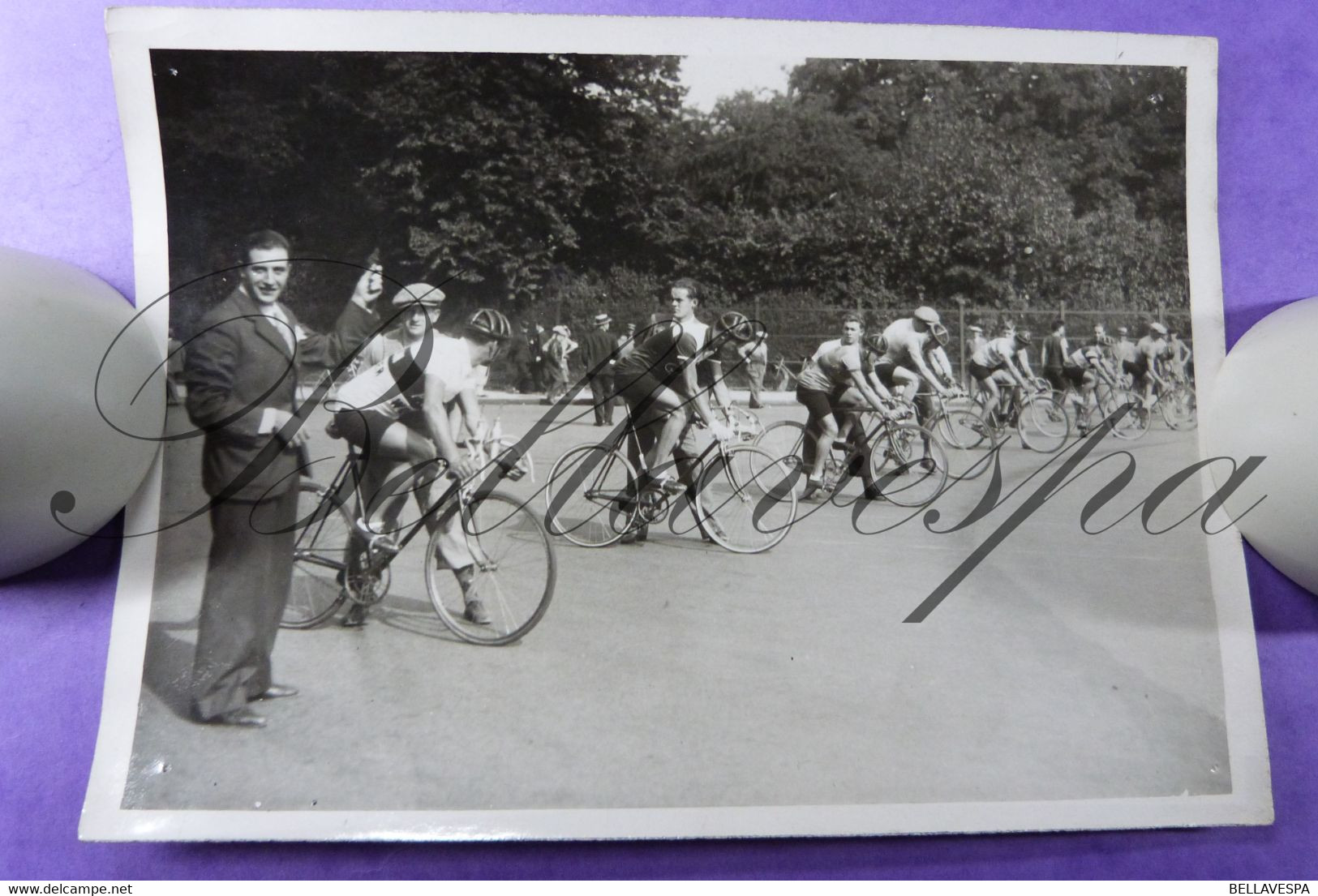 Wielrennen Cyclisme Critérium Des As. Avec Cycliste Speicher Départ Paris D75 - 2/09/-1933 Photo H. Manuel -Rare-scarce - Cycling