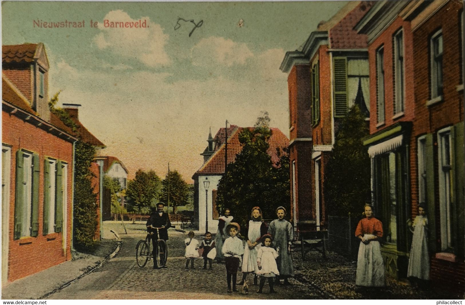 Barneveld (Gld.) Nieuwstraat 1910 Spelde Gaatje - Barneveld