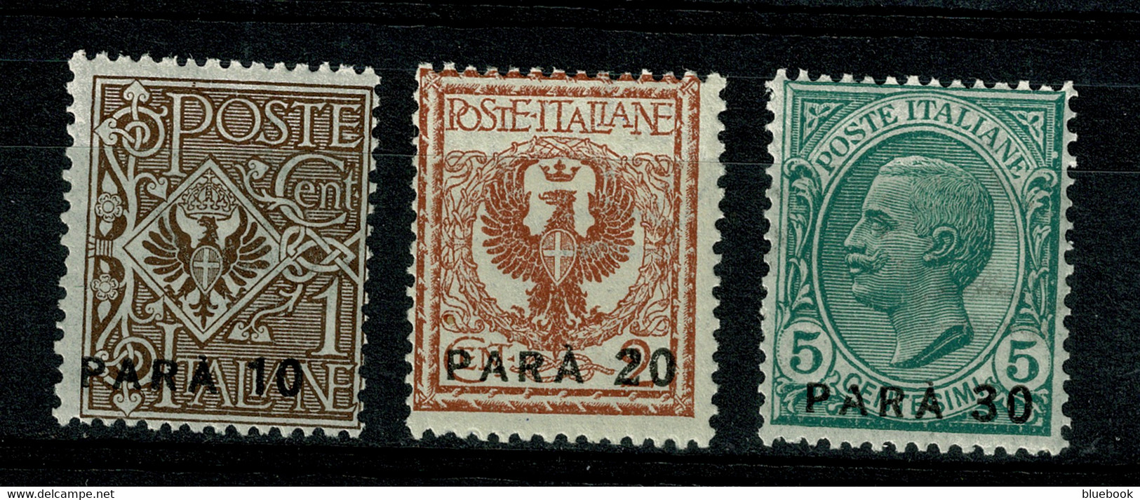 Ref 1542 -  Italy In Constantinople: 1921-1922 Lightly Mounted Mint Stamps(3) Sass. 33-35 €18 - Andere & Zonder Classificatie