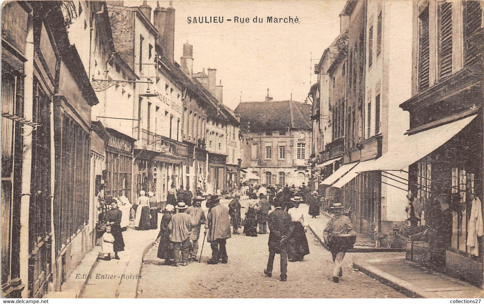 21-SAULIEU- RUE DU MARCHE - Saulieu