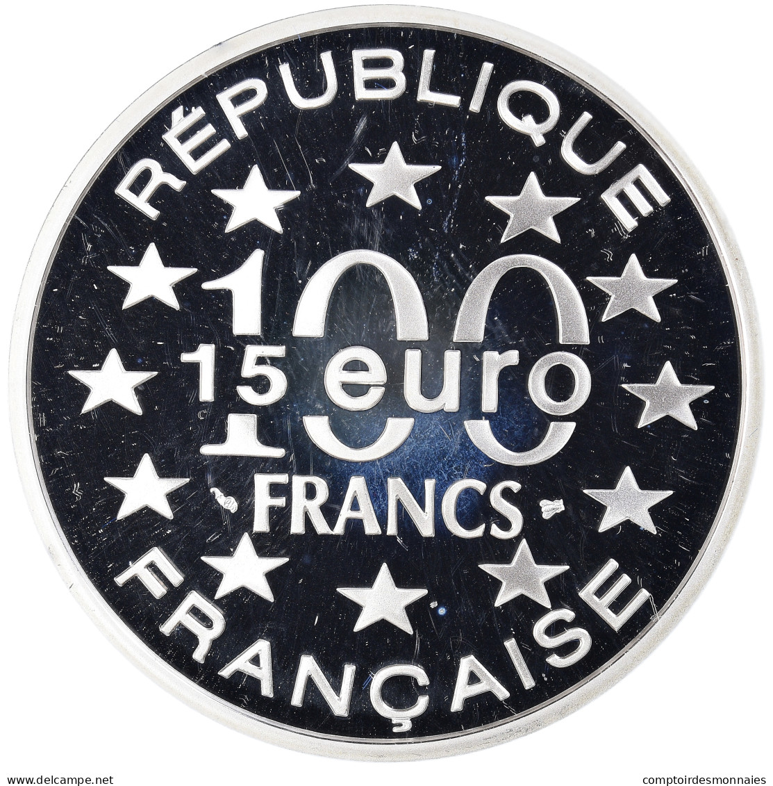 Monnaie, France, Monnaie De Paris, Magere Brug à Amsterdam, 100 Francs-15 Euro - Prova