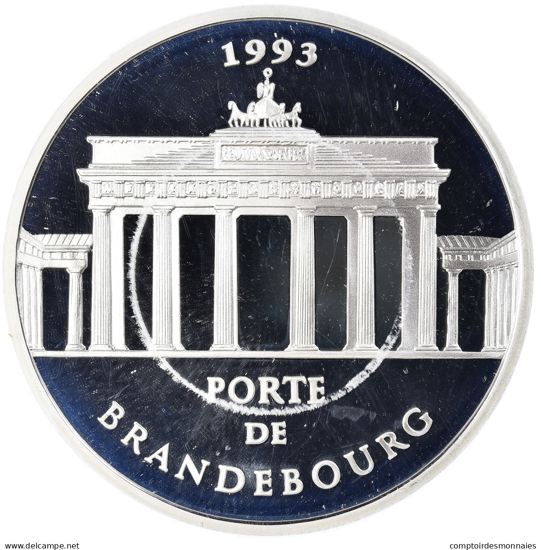 Monnaie, France, Monnaie De Paris, Porte De Brandebourg, 100 Francs-15 Ecus - Proeven