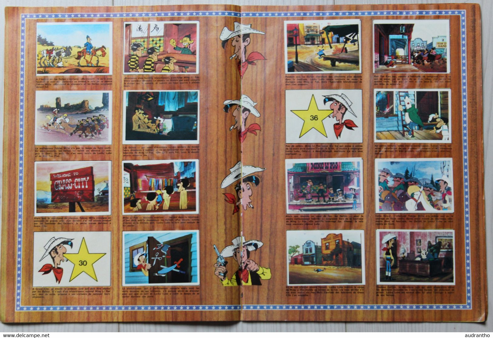 Album De Stickers De 1978 Lucky Luke La Ballade Des Dalton Dargaud 183 Vignettes Sur 200 - Autocollants