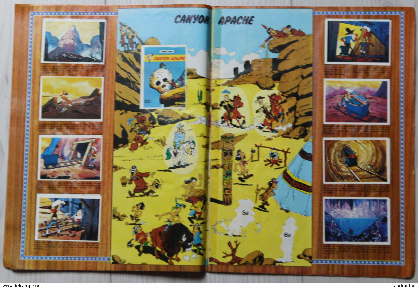 album de stickers de 1978 Lucky Luke la ballade des Dalton Dargaud 183 vignettes sur 200