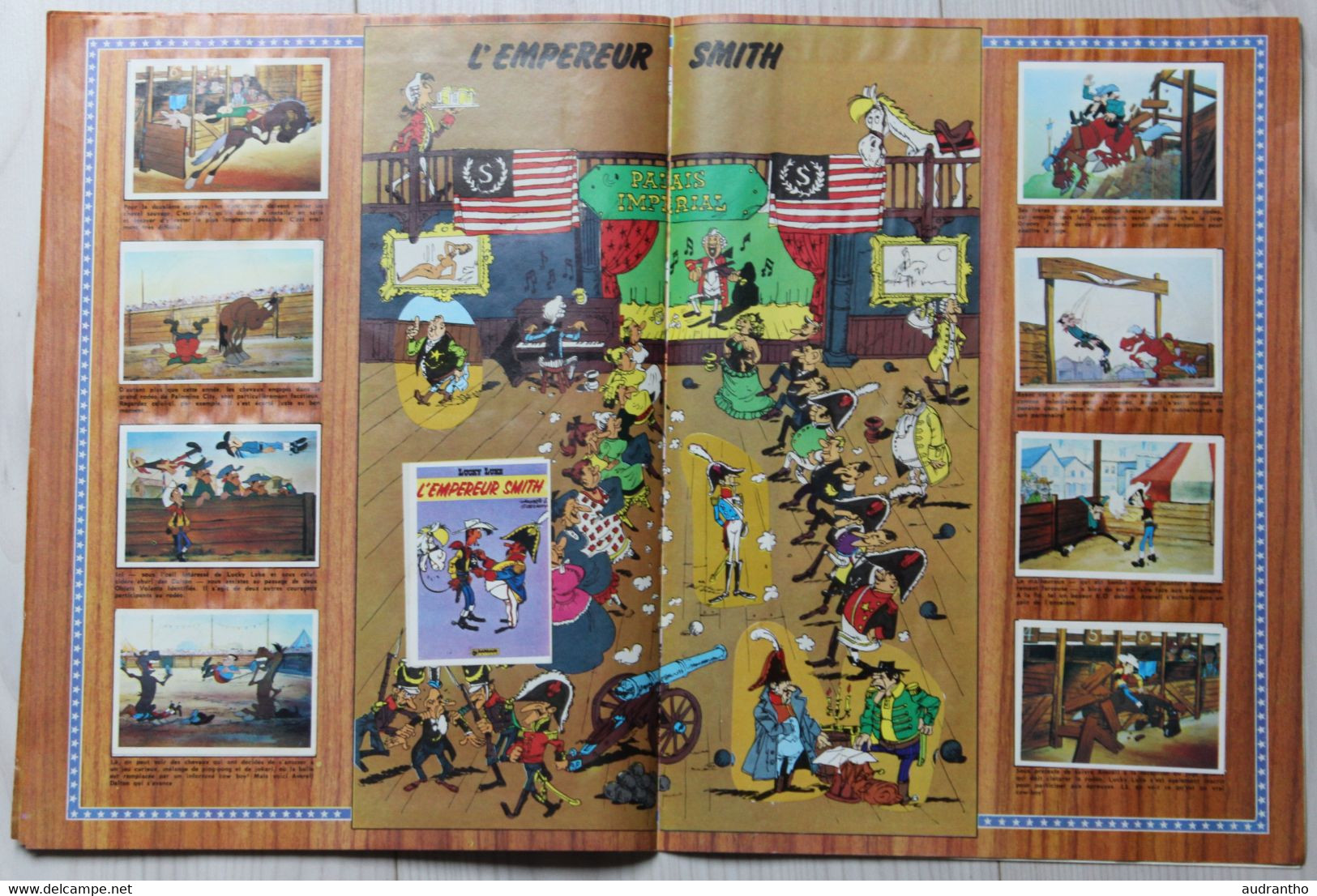 album de stickers de 1978 Lucky Luke la ballade des Dalton Dargaud 183 vignettes sur 200