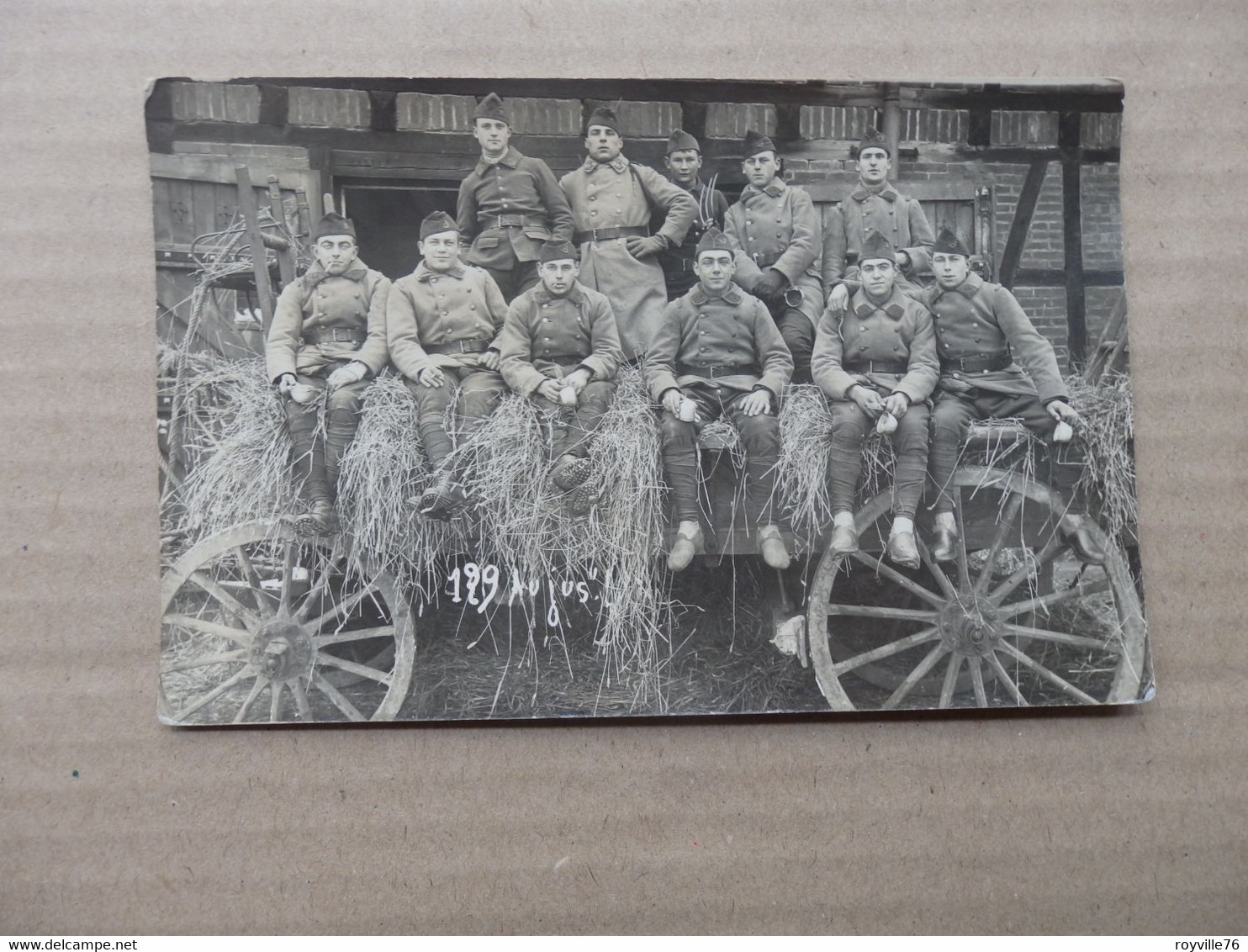 Carte Photo "quartier Barbat" Metz (57) 1928 - Regimenten