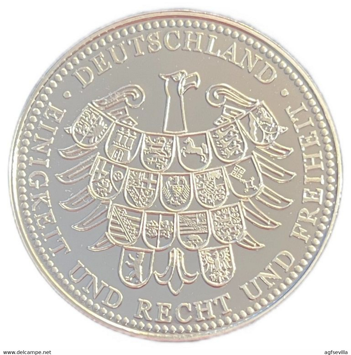 ALEMANIA. MEDALLA PAPA BENEDICTO XVI NAVIDAD 2.005 - Firma's