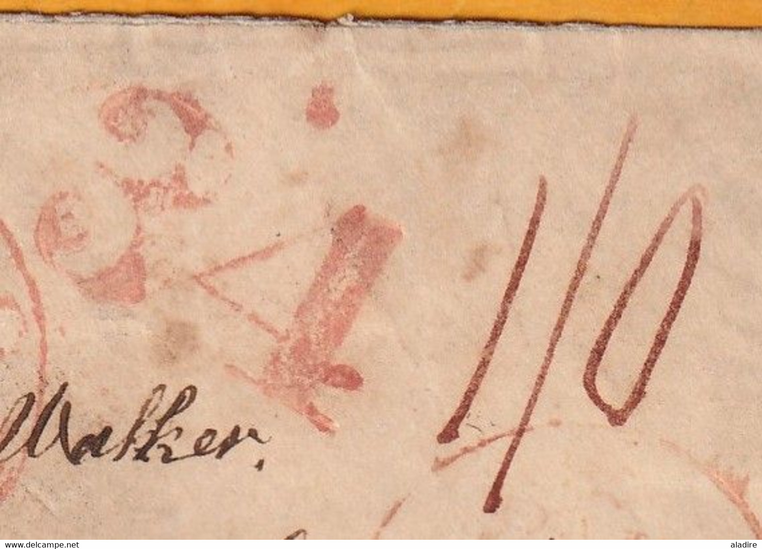 1848 - QV - Reine Victoria - Devant Et Verso Partiels D'enveloppe  De BALLYMAHON, Irlande Vers COLUMBIA, USA - Marcophilie