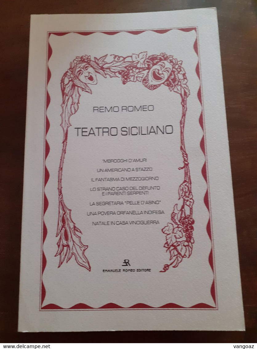 Remo Romeo - Teatro Siciliano - Vol. 1 E Vol. 2 - A Identifier