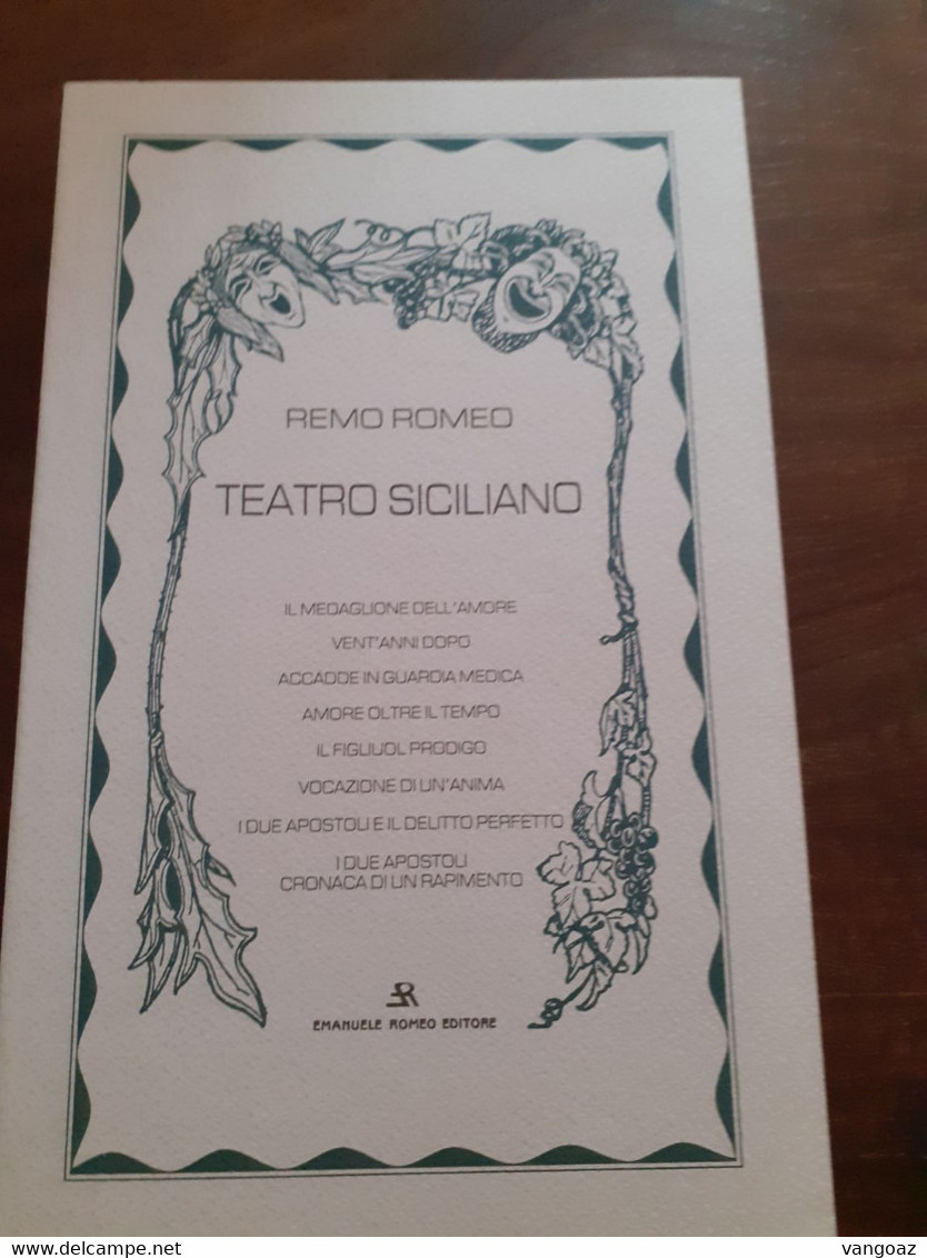 Remo Romeo - Teatro Siciliano - Vol. 1 E Vol. 2 - Zu Identifizieren