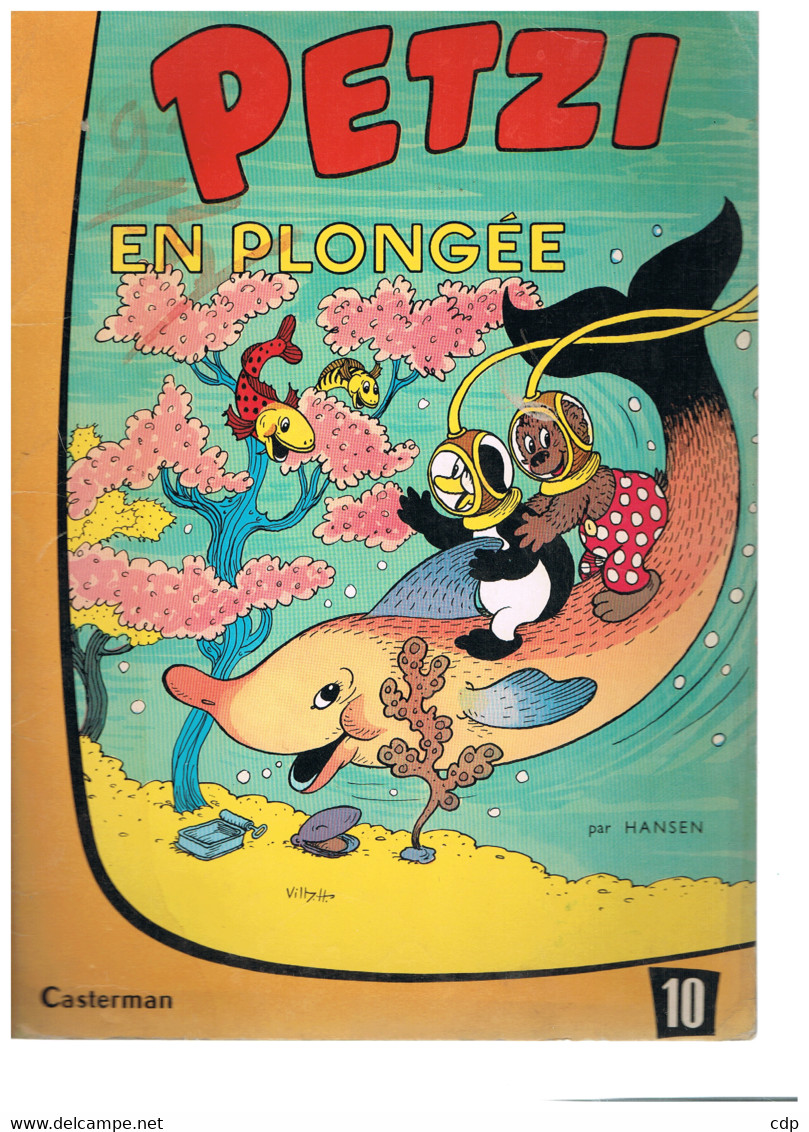 Petzi En Plongée  1962 - Petzi