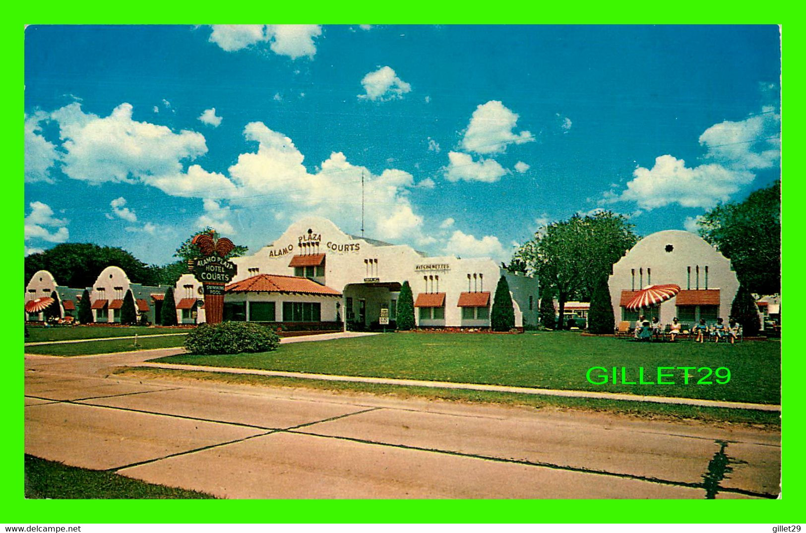 AUGUSTA, GA -  ALAMO PLAZA HOTEL COURTS - CIRCULÉE EN 1971 -  DEXTER PRESS INC - - Augusta