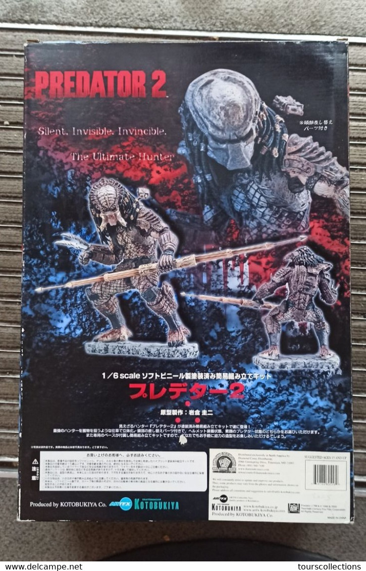 AVP Predator 2 - Film Movie 1:6 Scale coffret KOTOBUKIYA de 2005 manque laser d'épaule (pièce n° 6 sur le plan)