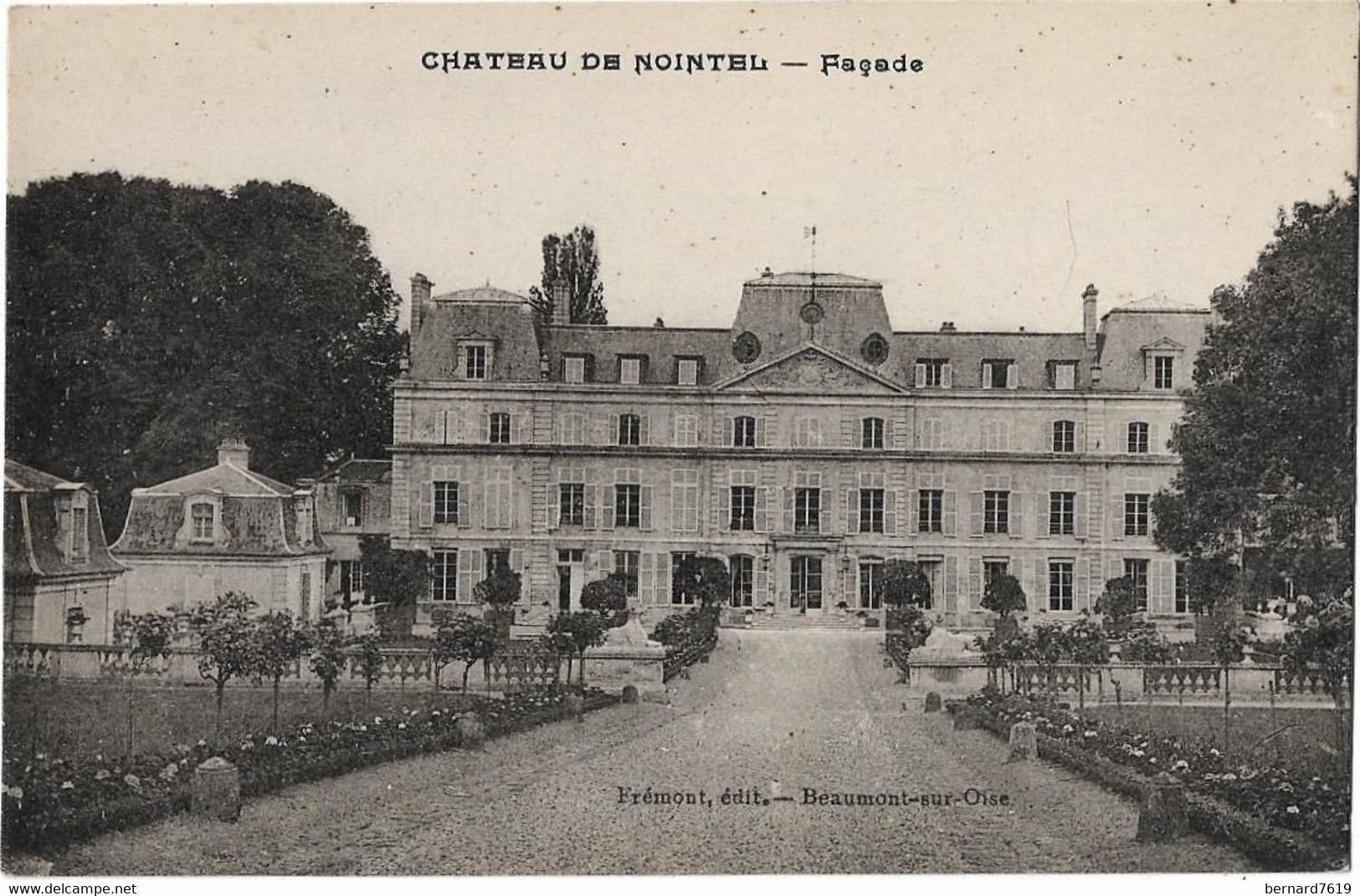 95  Nointel  -    Pres Presles - Le Chateau   - Facade - Nointel