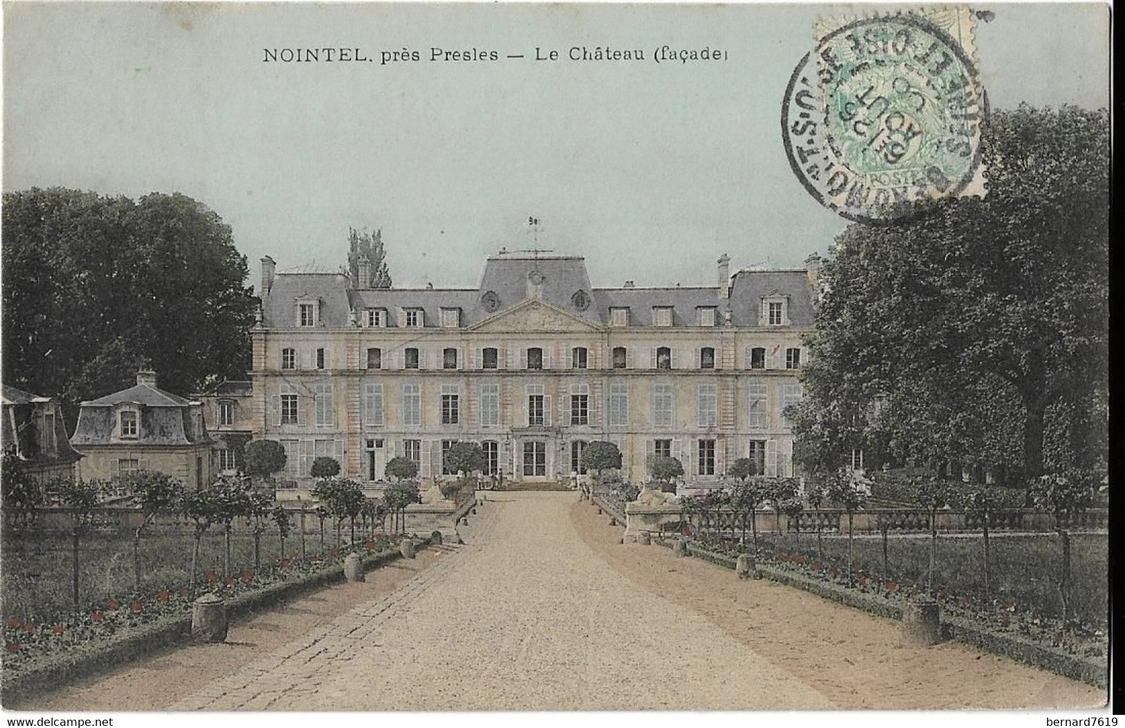 95  Nointel  -    Pres Presles -     Le Chateau   - Facade - Nointel