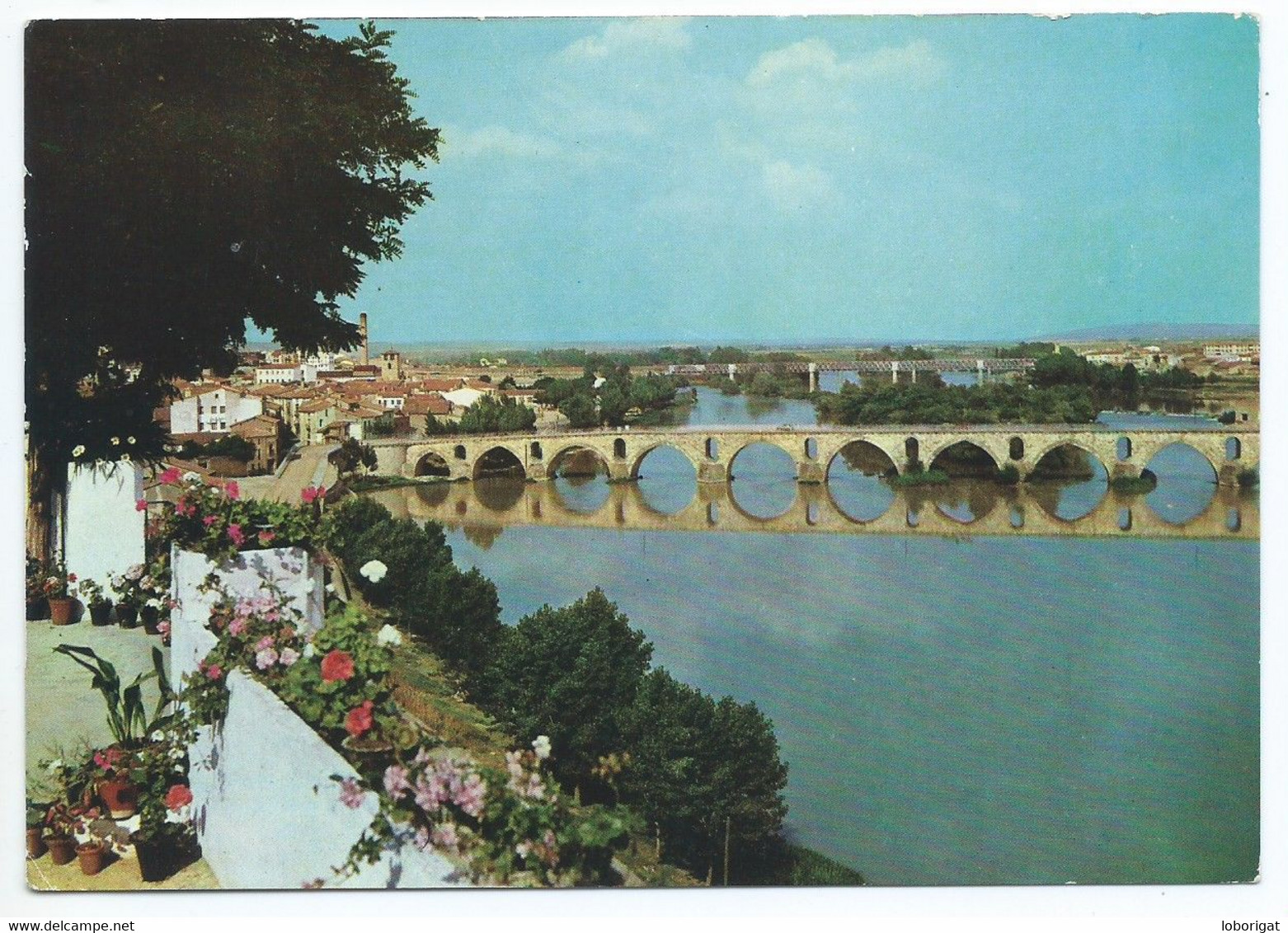 PUENTE ROMANO SOBRE EL DUERO / THE ROMAN BRIDGE THE DUERO ABOVE.-  ZAMORA - CASTILLA Y LEON.- ( ESPAÑA ). - Zamora