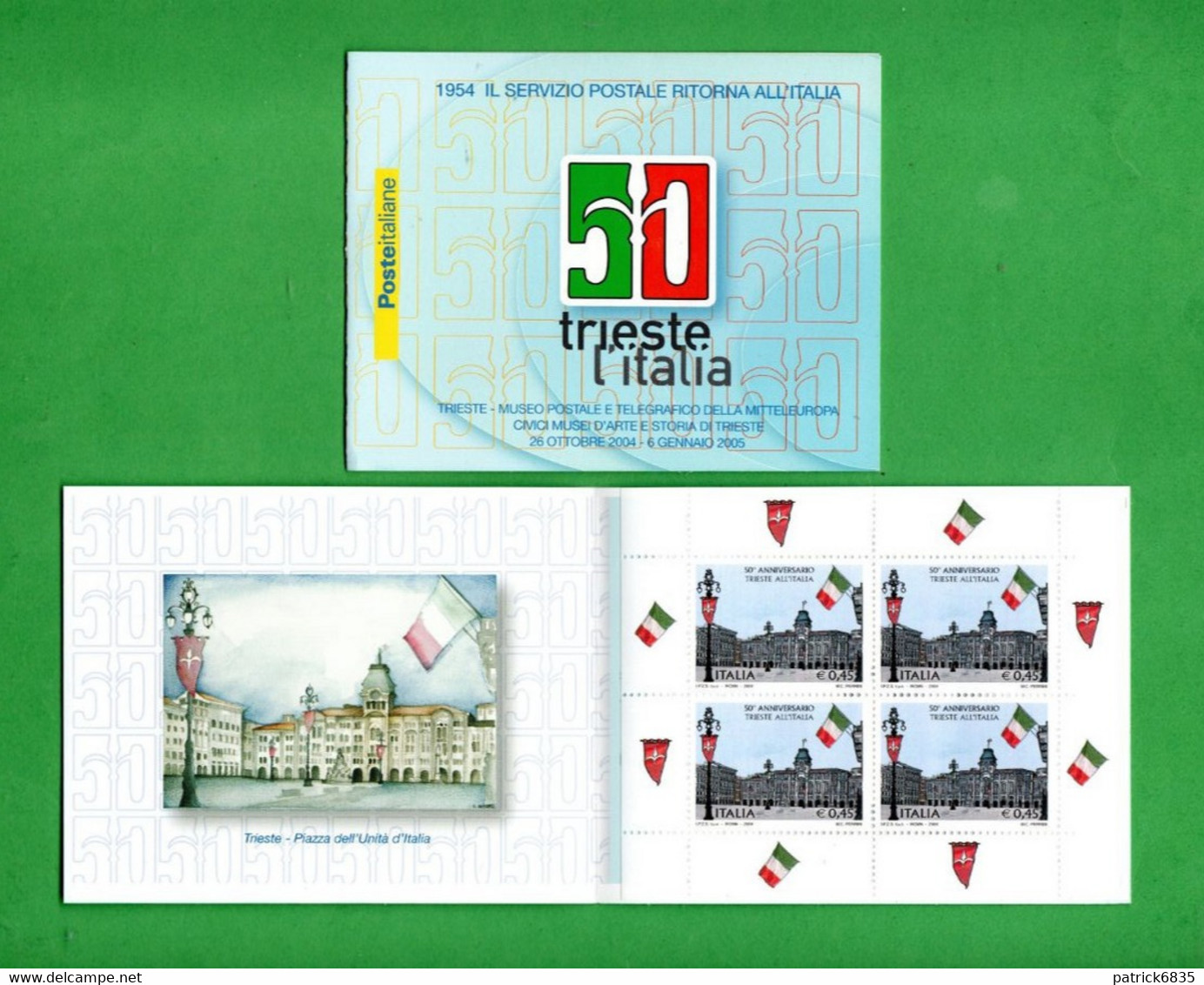 Italia ** - 2004 - LIBRETTO RESTITUZIONE DI TRIESTE All'ITALIA.  Unif. L-24. MNH.** - Libretti