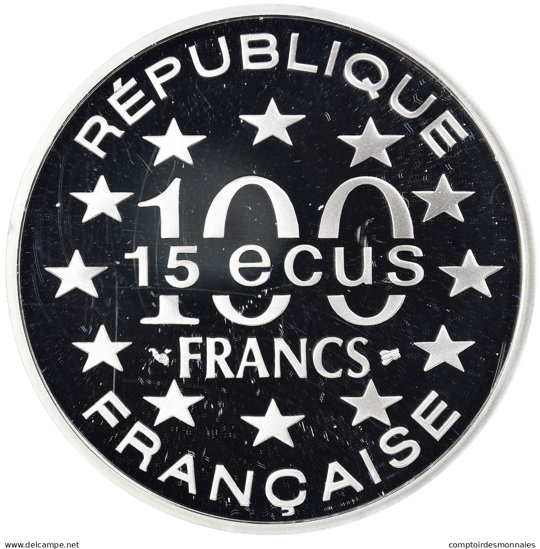 Monnaie, France, Monnaie De Paris, Arc De Triomphe, 100 Francs-15 Ecus, 1993 - Essays & Proofs