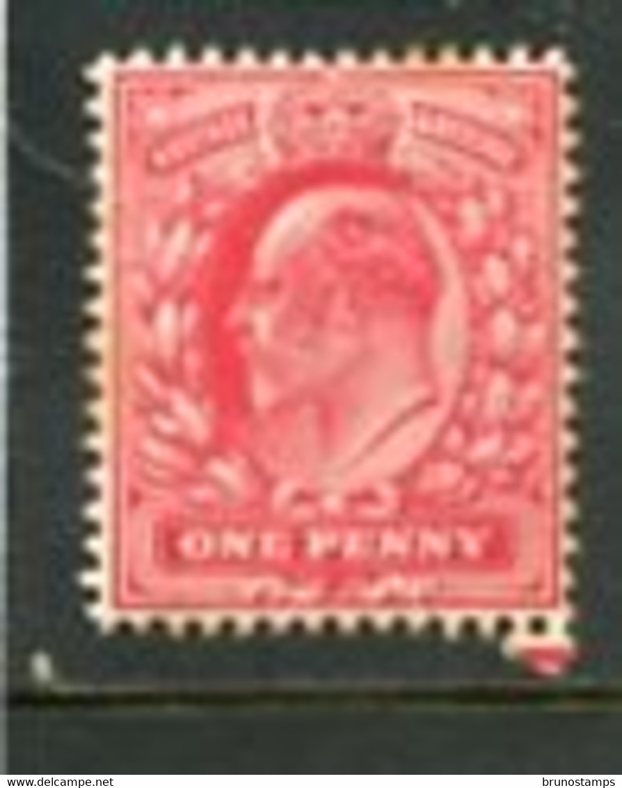 GREAT BRITAIN - 1902  EDWARD VII  1d  RED  MINT - Ungebraucht