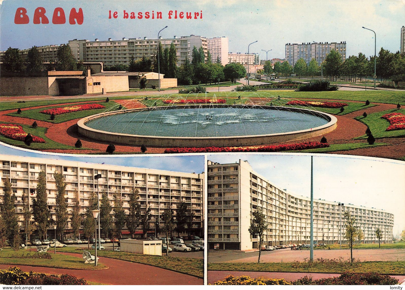 69 Bron Bassin Fleuri Multi Vues Immeuble Immeubles Résidence Habitation Logement - Bron