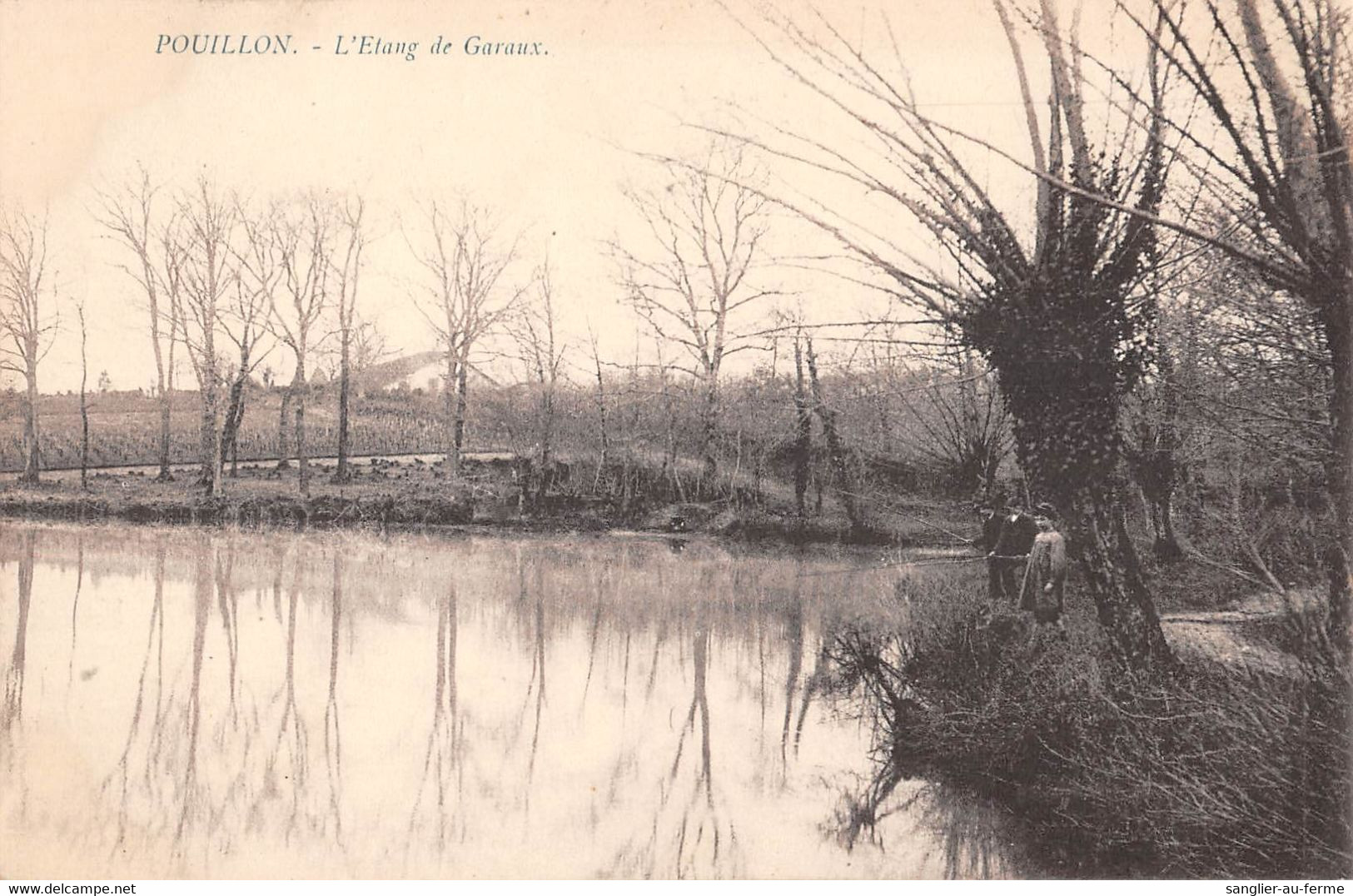 CPA 40 POUILLON ETANG DE GARAUX (cliché Pas Courant - Andere & Zonder Classificatie