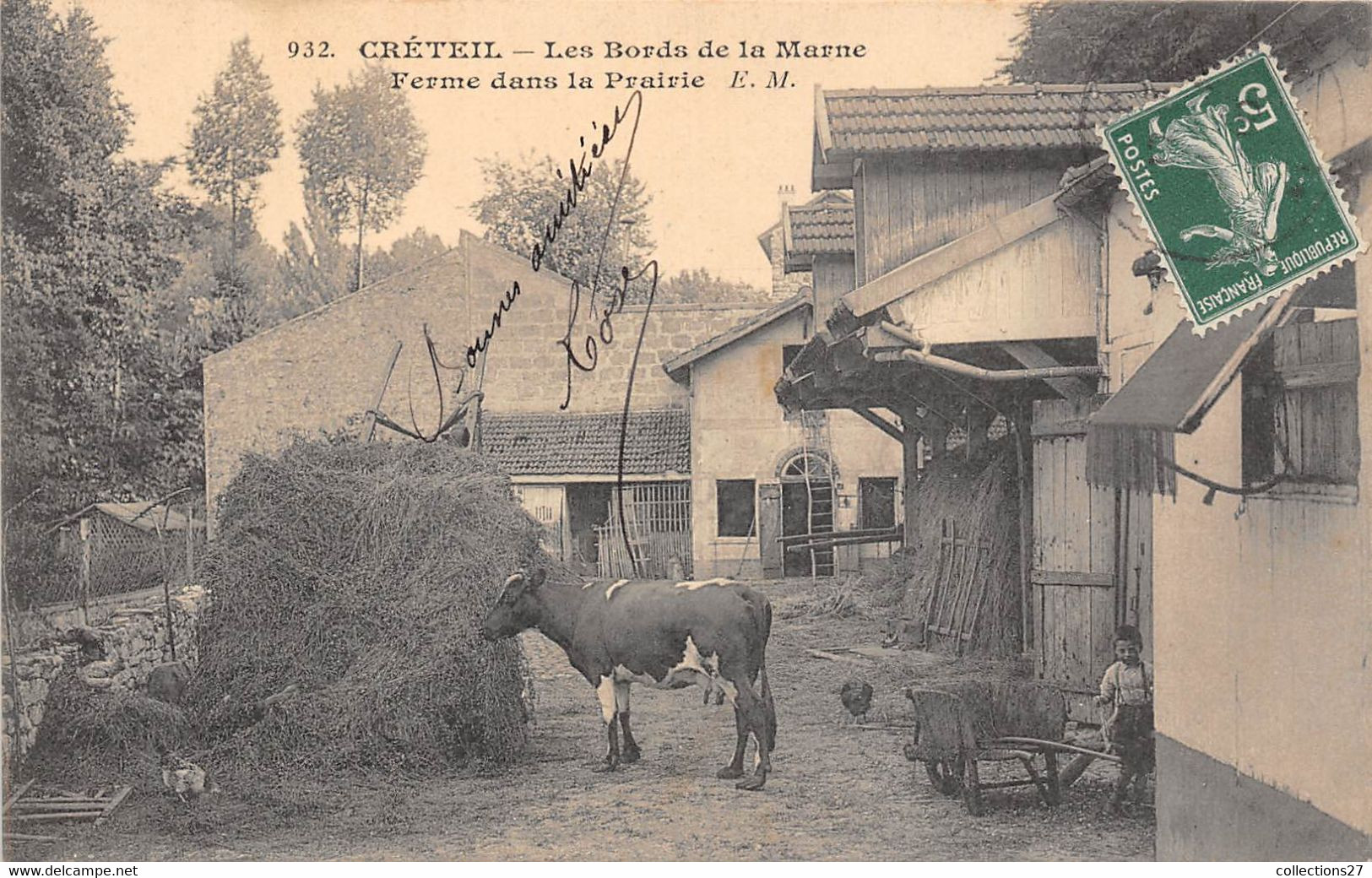 94-CRETEIL- LES BORDS DE LA MARNE FERME DANS LA PRAIRIE - Creteil