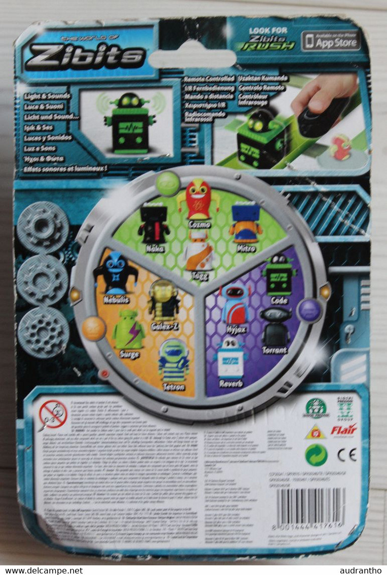 Jeu The World Of Zibits Petit Robot TETRON Avec Télécommande - Sonstige & Ohne Zuordnung