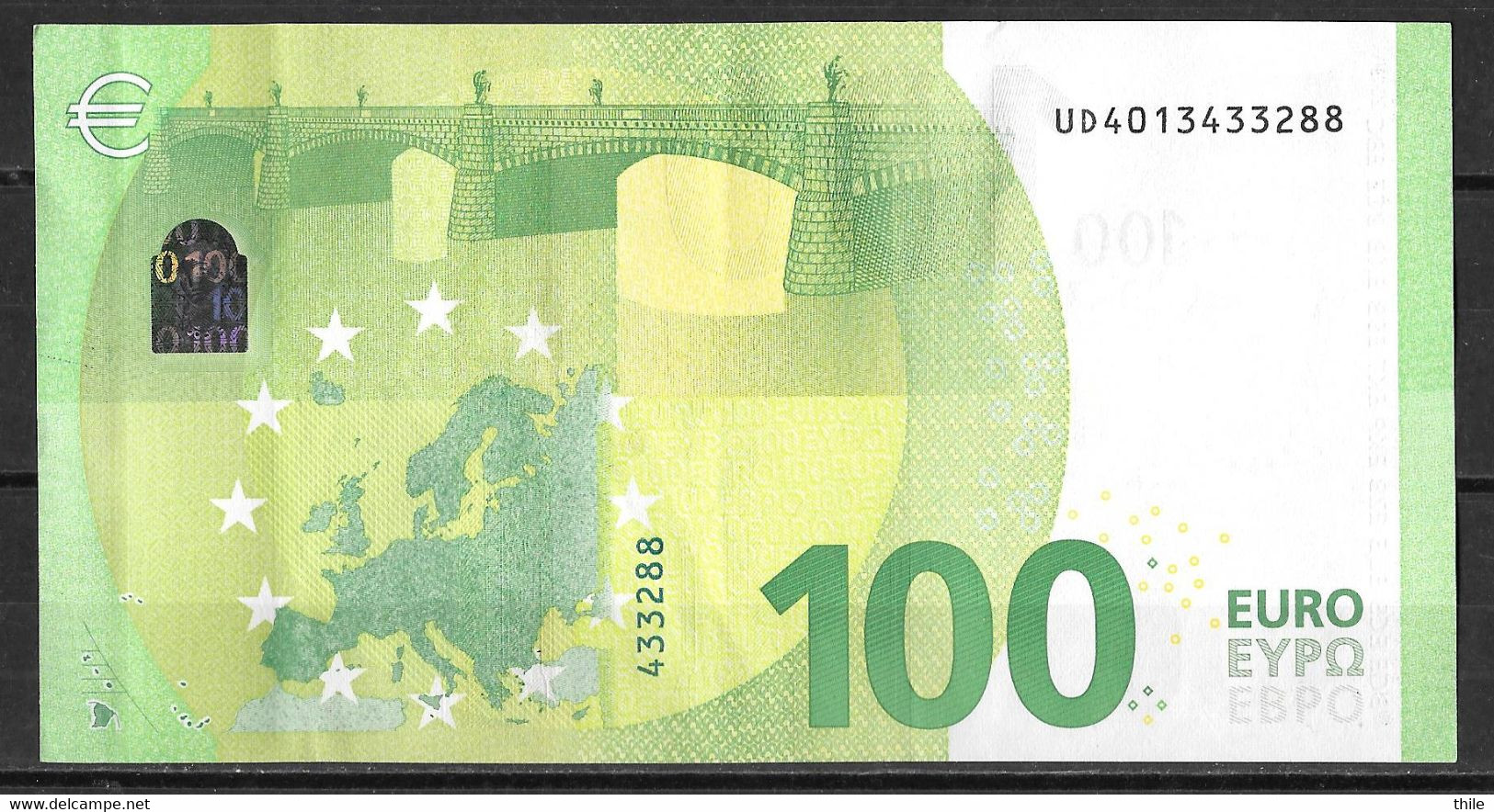 FRANCE - 100 € - UD - U002 C5 - UNC - 100 Euro