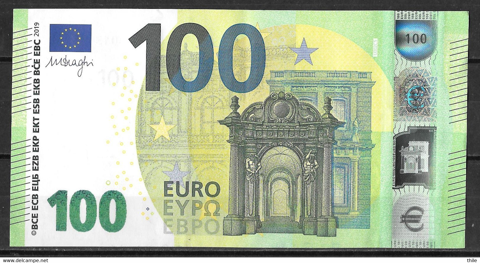 FRANCE - 100 € - UD - U002 C5 - UNC - 100 Euro