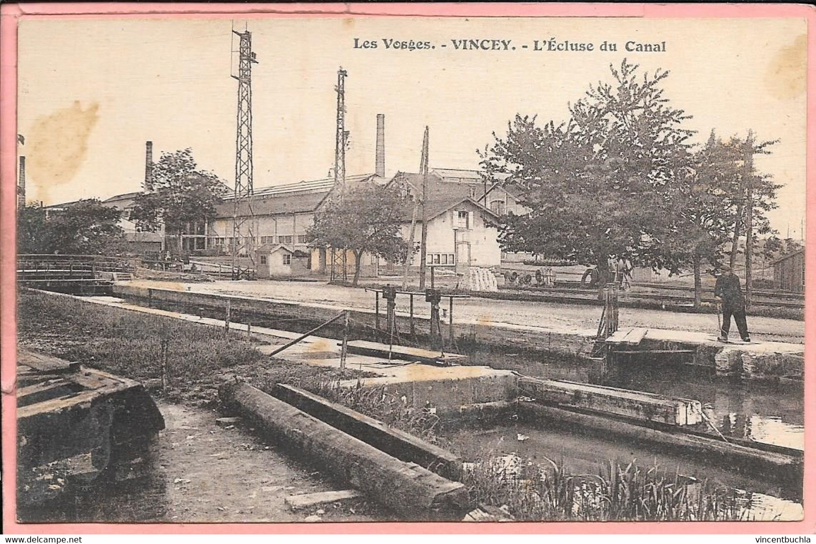 Vincey - Les Vosges - L'Ecluse Du Canal - Vincey