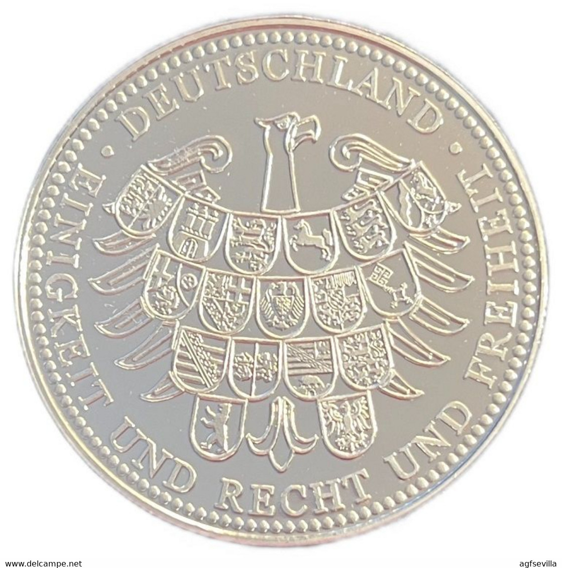 ALEMANIA. MEDALLA PAPA BENEDICTO XVI. 500 AÑOS BASÍLICA SAN PEDRO. 2.006 - Professionnels/De Société