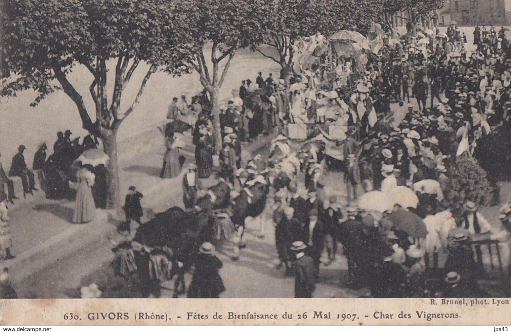 Fetes De Bienfaisance De GIVORS 26 Mai 1907 - Givors