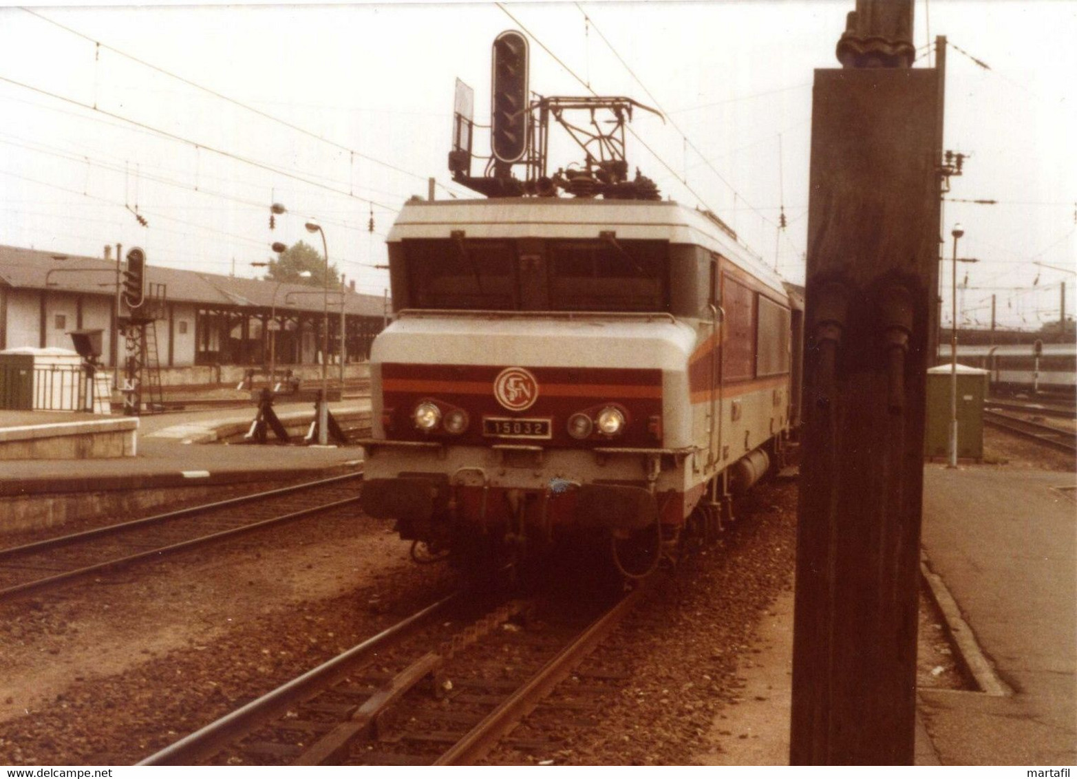 10.9.1979 Locomotiva Elettrica Francese SNCF CC 6500 STRASBURGO Strasbourg / Treni - Ferrovie - Trains - Treinen