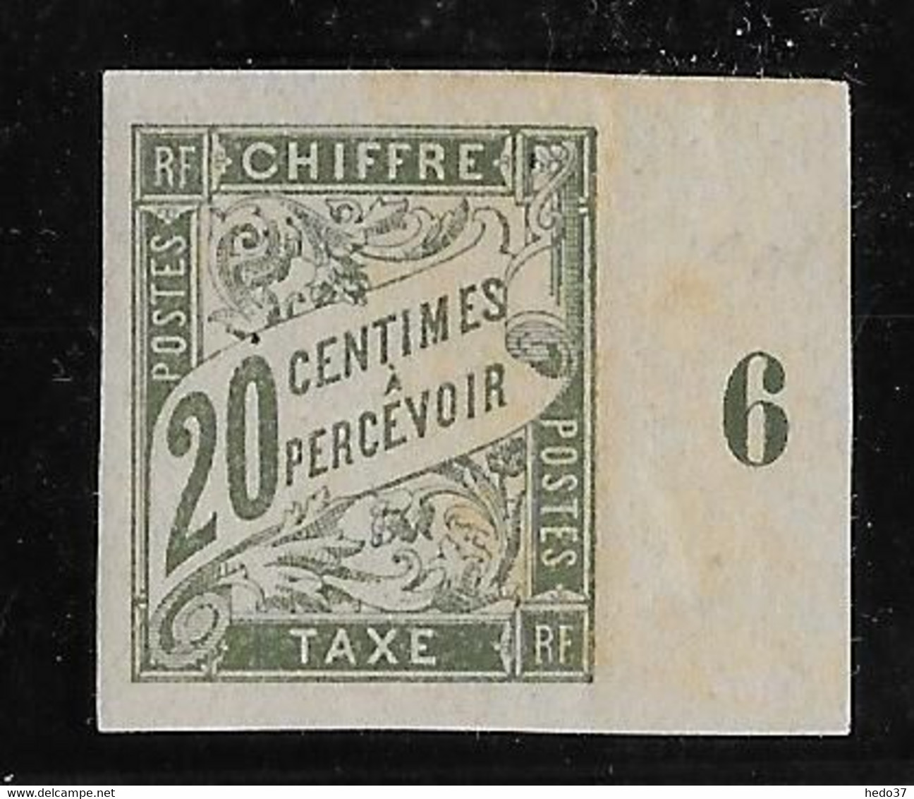 Colonies Générales Taxe N°21 - Neuf * Avec Charnière - TB - Taxe