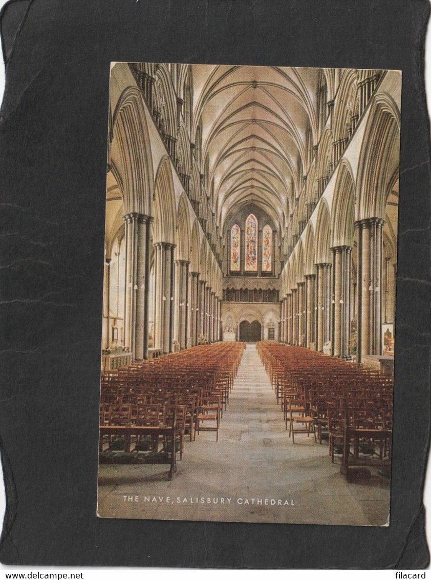 112069          Regno   Unito,   The  Nave,  Salisbury   Cathedral,  VG  1978 - Salisbury