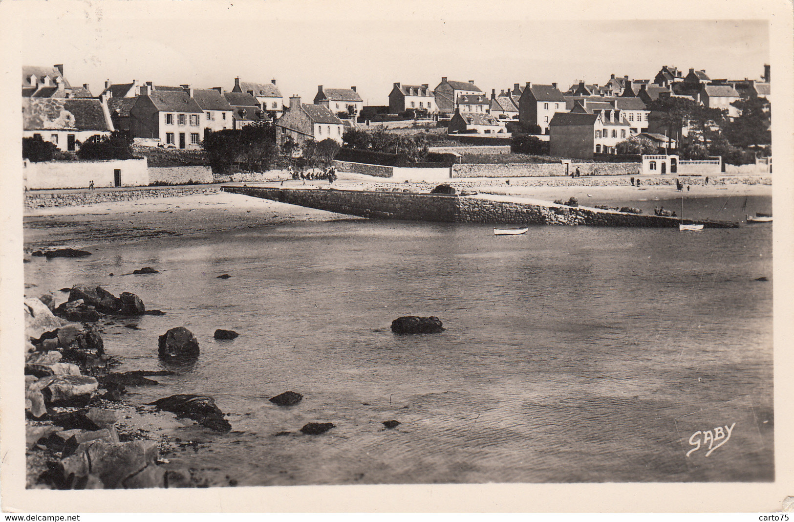 Île De Batz 29 - Vue Générale - Artaud N° 6 - Oblitération 1953 Carnoët 22 - Ile-de-Batz