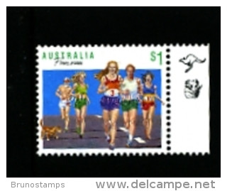 AUSTRALIA -  1997  $ 1  FUN RUN  1 KANGAROO  1 KOALA  REPRINT  MINT NH - Probe- Und Nachdrucke