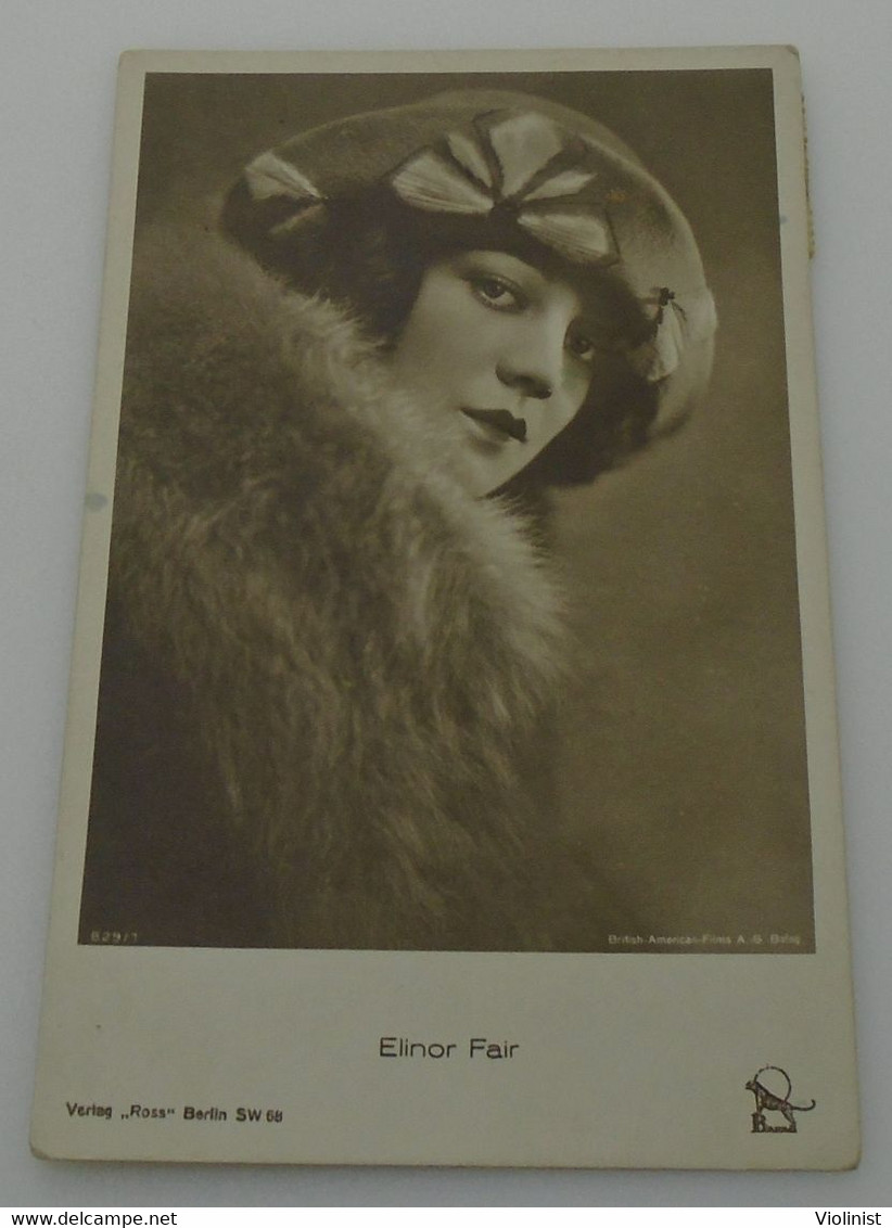 American Motion Picture Actress-Elinor Fair-Verlag Ross,Berlin-1926. - Attori