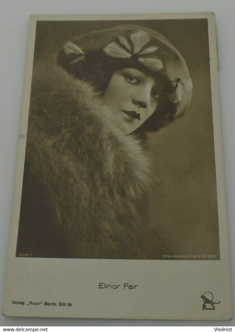 American Motion Picture Actress-Elinor Fair-Verlag Ross,Berlin-1926. - Attori