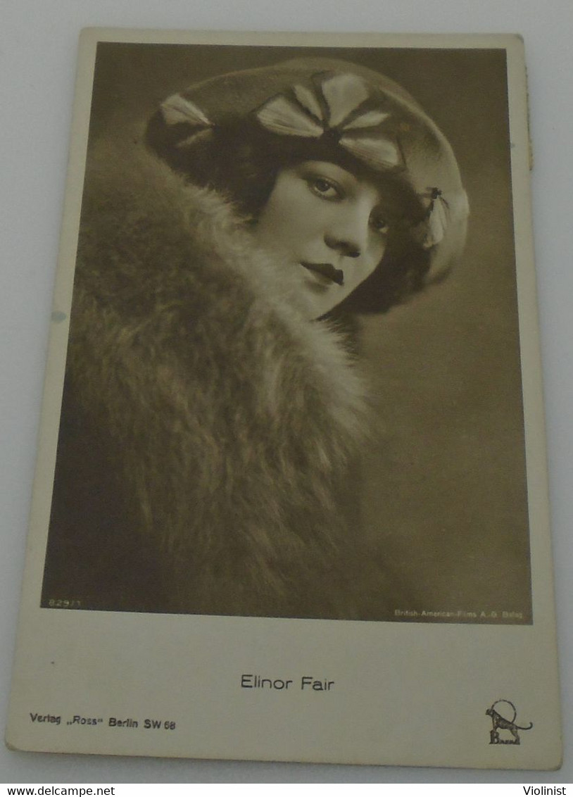 American motion picture actress-Elinor Fair-Verlag Ross,Berlin-1926.