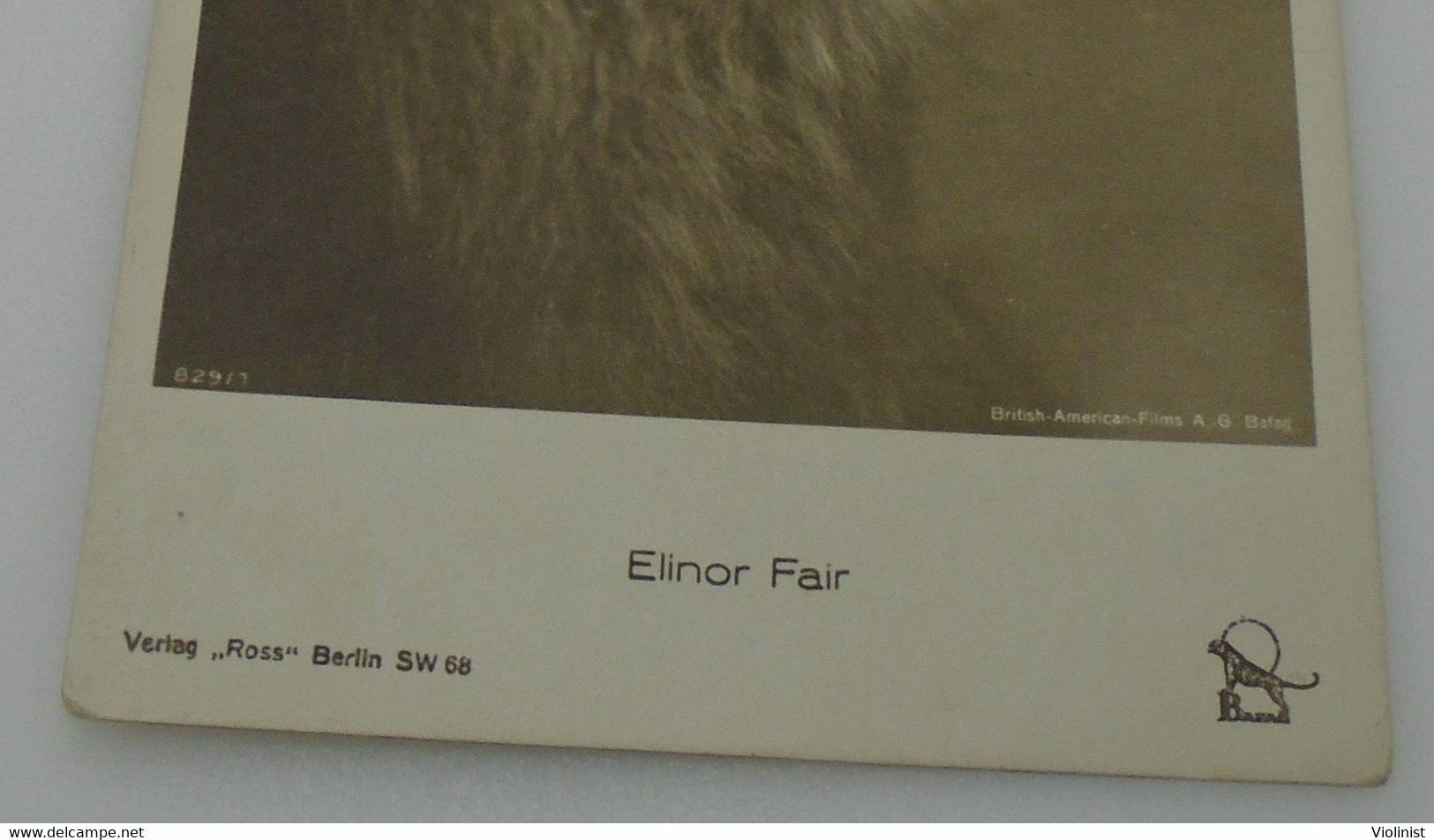 American motion picture actress-Elinor Fair-Verlag Ross,Berlin-1926.