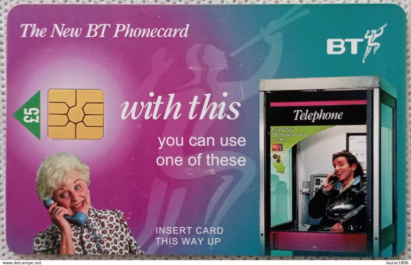 TELECARTE PHONECARD ROYAUME-UNI - BT - Chip Cards - 5 £ - EC - BT Generales