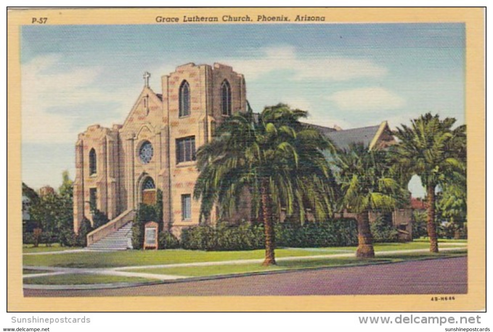 Arizona Phoenix Grace Lutheran Church Curteich - Phönix