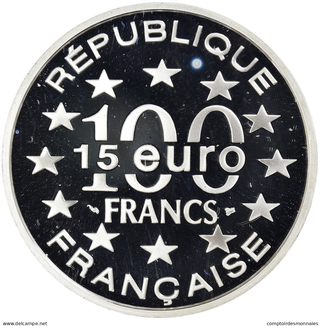 Monnaie, France, Monnaie De Paris, Cathédrale Saint-Etienne De Vienne, 100 - Essais, Piéforts, épreuves & Flans Brunis