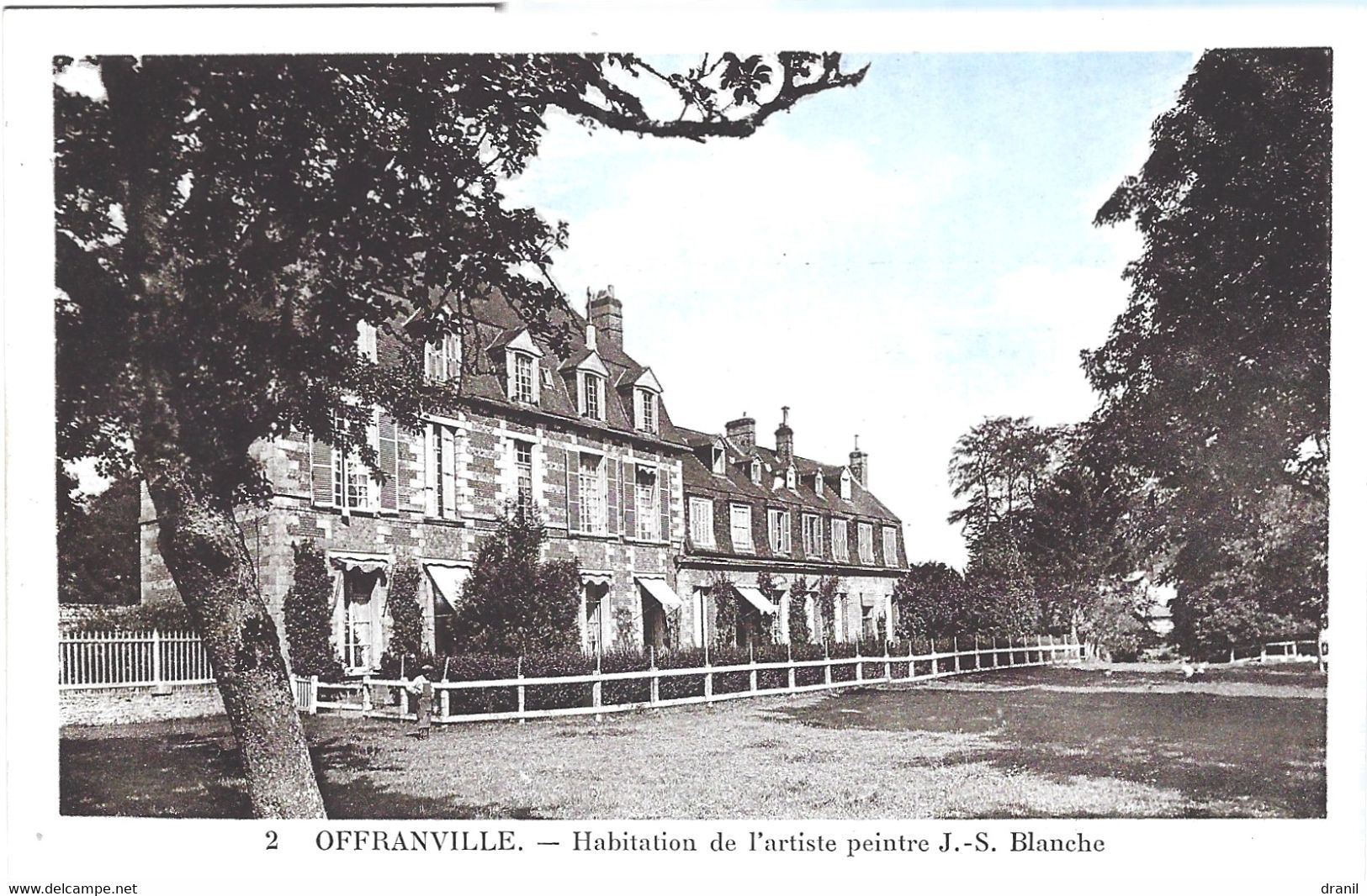 76 - Seine Maritime - OFFRANVILLE - 2 Habitation De L'artiste Peintre J.-S. Blanche - Offranville