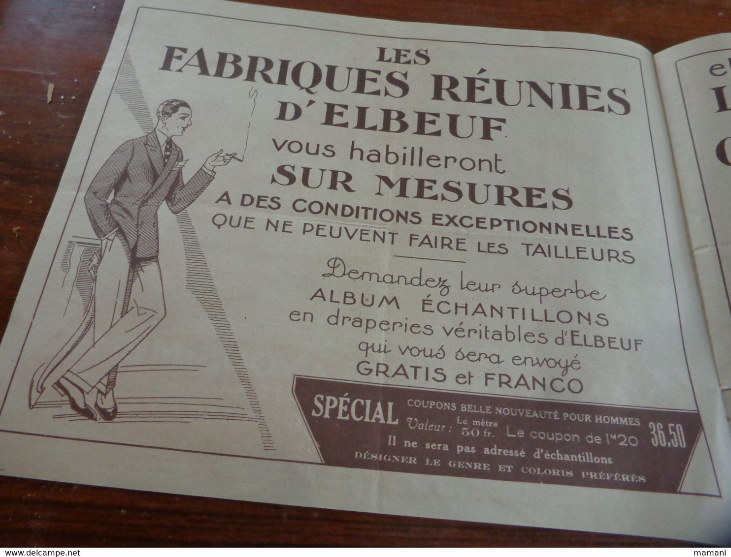 Aux Fabriques Reunies Manufrance La Toile - Werbung