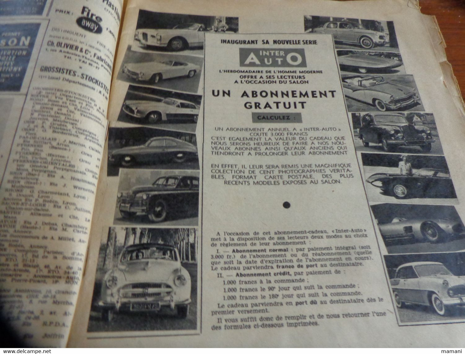 Revue Automobile 1955 Sous Reserve Sans Couverture Simca Jaguar-talbot - Automobilismo - F1