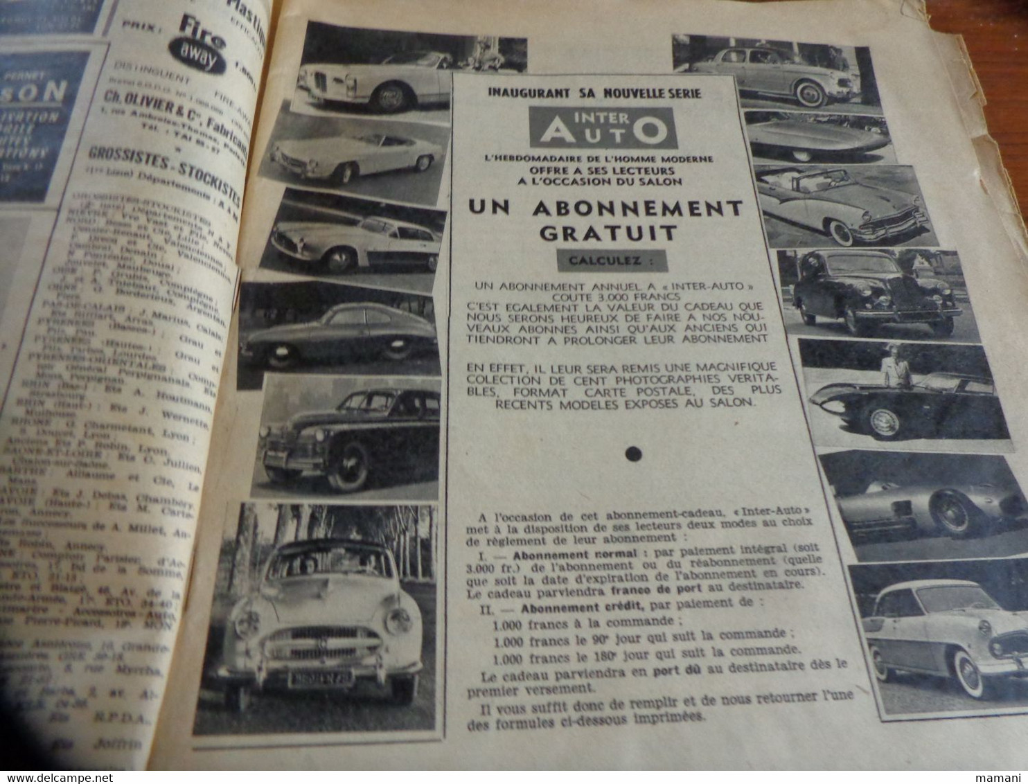 Revue Automobile 1955 Sous Reserve Sans Couverture Simca Jaguar-talbot - Automobile - F1