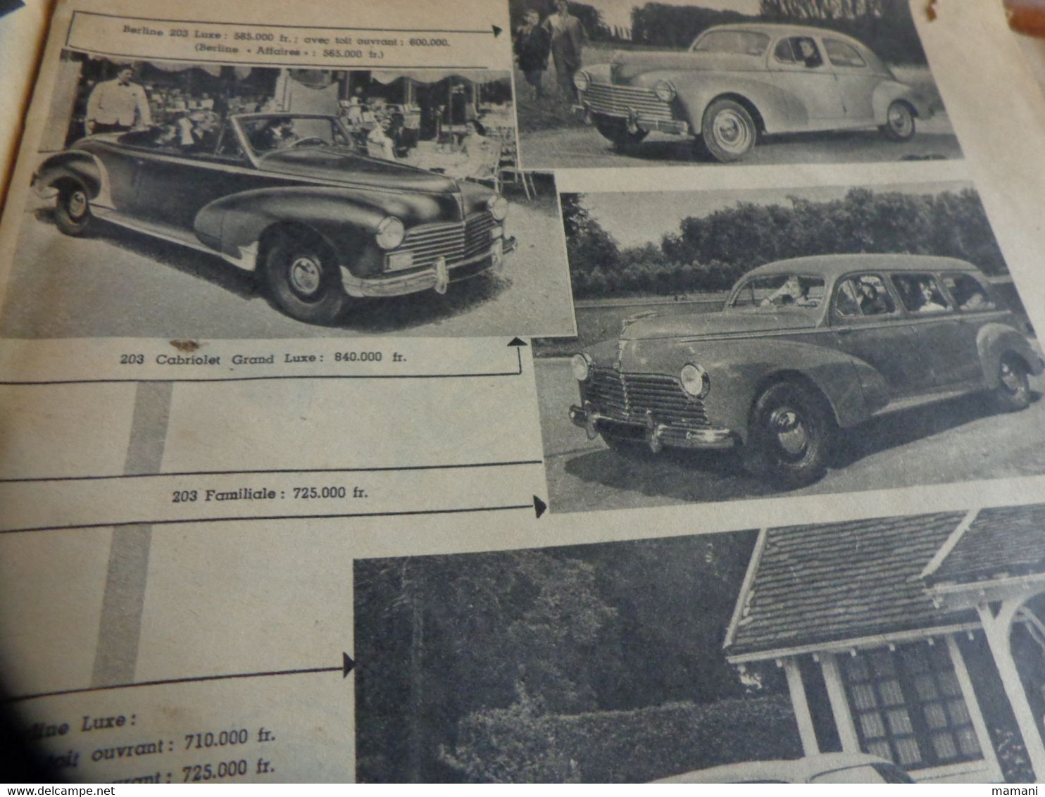 revue automobile 1955 sous reserve sans couverture simca jaguar-talbot